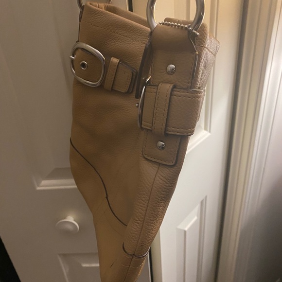 Coach Carmel Leather Zipper Duffle Crossbody Bag Vintage - Picture 9 of 12